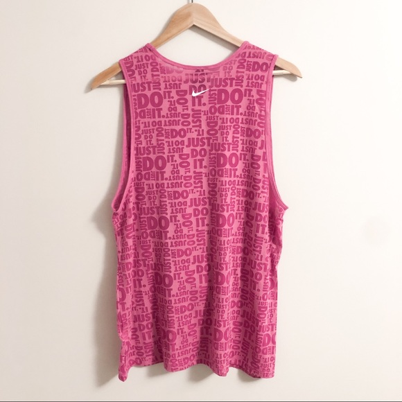 3/$20 | Nike Women's Pro Just Do It Burnout Tank - Picture 5 of 6